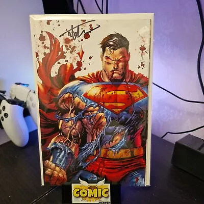 Buy Superman #4 Tyler Kirkham Battle Damage SDCC Virgin Signed W/COA 🔥  • 49.95£