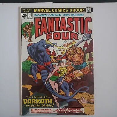Buy Fantastic Four #142 Vol. 1 (1961) 1974 Marvel Comics. First App Of Darkoth • 23.71£