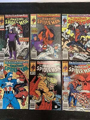 Buy Amazing Spider-Man #320-325 Marvel Captain America Red Skull Sabretooth • 79.95£