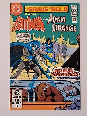 Buy BRAVE AND THE BOLD 190 (DC 1982) Jim Aparo Cover Who Killed Adam Strange? VF/NM • 8.84£