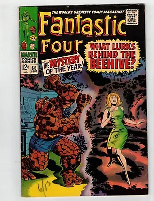 Buy Fantastic Four 66 Silver Age Stan Lee Jack Kirby Key Origin HIM Adam Warlock  F+ • 47.49£