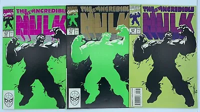 Buy Incredible Hulk #377 Comic Book Lot: 1st, 2nd, & 3rd Print, 1991, Grail • 355.45£