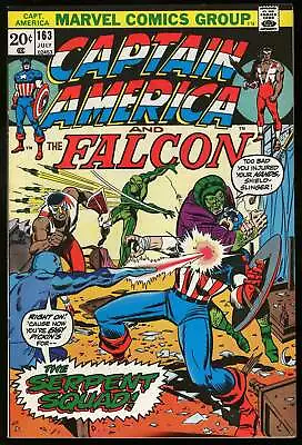 Buy Captain America #163 Marvel 1973 (VF/NM) 1st App Of The Serpent Squad! L@@K! • 17.58£