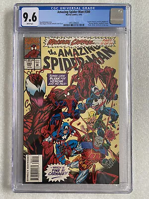 Buy Amazing Spider-Man #380 (1993) CGC 9.6 Maximum Carnage 11/14 • 67.20£