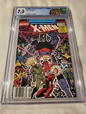 Buy X-MEN ANNUAL #14 CGC Graded 7.5 Marvel Comics 1990 WHITE PAGES Gambit Cameo. • 59.38£