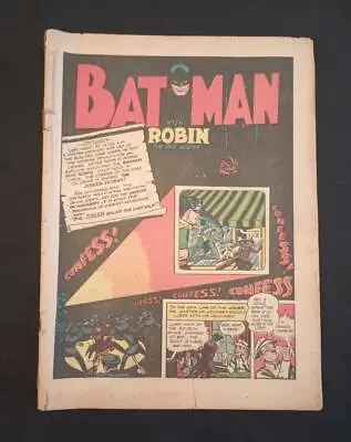 Buy 1942 Detective Comics Issue #64 Batman The Joker Walks The Last Mile Coverless • 319.01£