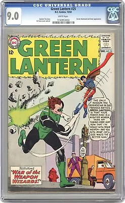 Buy Green Lantern #25 CGC 9.0 1963 1132853003 • 181.84£