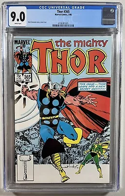 Buy Thor 365 (Marvel, 1986)  CGC 9.0 WP  **1st Full Appearance Thor As Frog** • 39.97£