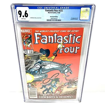 Buy Fantastic Four #272 1984 CGC 9.6 Newsstand 1st Nathan Richards Marvel Comics • 188.57£