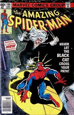 Buy Amazing Spider-Man #194 (vol 1), July 1979 - VG/FN - First Black Cat - Marvel • 189.75£