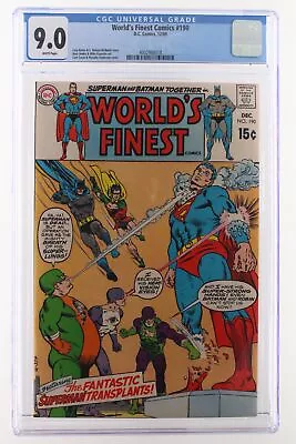 Buy World's Finest Comics #190 - DC 1969 CGC 9.0  • 60.32£