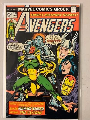 Buy Avengers #135 Origin Of Moondragon + Vision 6.0 (1975) • 12.63£