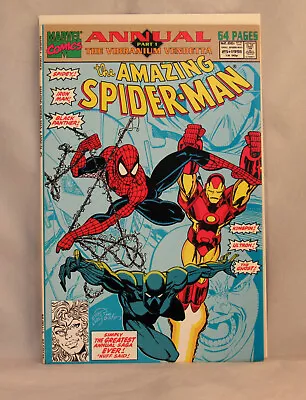 Buy Amazing Spiderman Annual 25 VF+ 1st Solo Venom Black Panther Marvel Comic (b • 11.35£