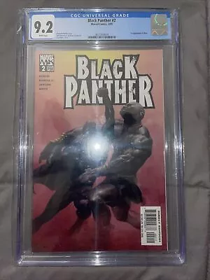 Buy Black Panther #2 CGC 9.2 Marvel Comic 2005 1st Appearance Of Shuri White Pages • 77.32£