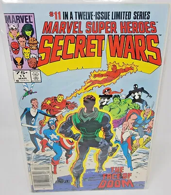 Buy Marvel Super Heroes: Secret Wars #11 Doom Fixes His Scars *1985* Newsstand 9.0 • 15.09£