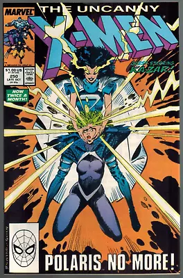 Buy Uncanny X-Men 250  Polaris No More!  VF/NM  1989 Marvel Comic • 7.96£
