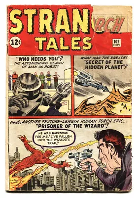 Buy Strange Tales #102 - 1963 - Marvel - FR/G - Comic Book • 86.95£