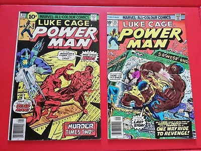 Buy Luke Cage Power Man #34  #35   Marvel Comics • 6.99£
