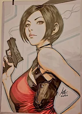 Buy Artgerm Resident Evil Ada Wong Rare Original Colored Sketch • 2,621.34£