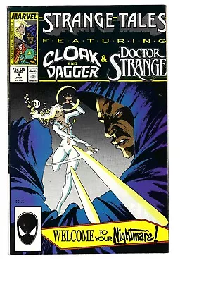 Buy Strange Tales 4 Featuring Dr. Strange And Cloak And Dagger  VF  1987  Marvel • 2.99£
