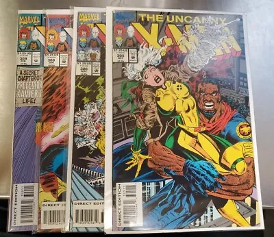 Buy Uncanny X-Men - Lot Of 4 - 305, 306, 308, 309 • 7.91£
