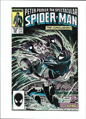 Buy Spectacular Spider-man #132 [1987 Fn-] Mike Zeck Art! • 13.40£