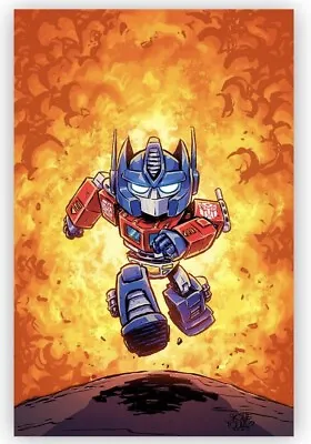 Buy Transformers #1 2023 Virgin Foil Scottie Young Optimus Prime Exclusive LTD 1000 • 87.90£