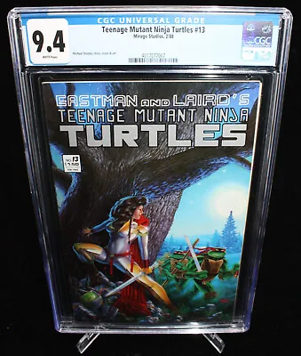 Buy Teenage Mutant Ninja Turtles #13 (CGC 9.4) Michael Dooney Cover & Art - 1988 • 118.50£