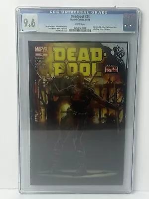 Buy Deadpool #34 Marvel Comics CGC 9.6 Mark Brooks Cover Sabretooth & Alpha Flight • 53.68£