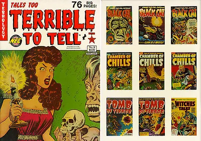 Buy Haunted Thrills #1 (Tales Too Terrible #8) Pre-code Voodoo Decapitation Torture! • 7.93£