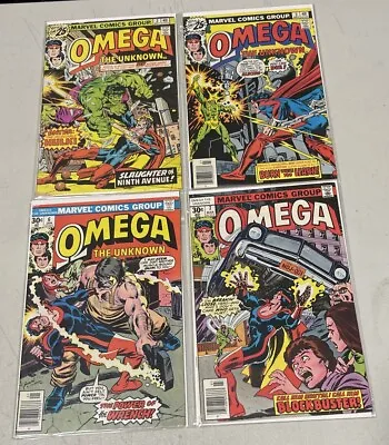 Buy Omega The Unknown Lot Of 4  #2,3,6,7 1976 Marvel Comic Hulk • 7.91£