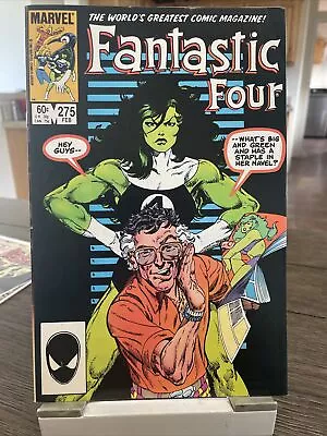 Buy Marvel Fantastic Four 275 She-Hulk Centerfold Cover 1985 • 7.90£