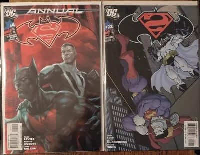 Buy SUPERMAN BATMAN ANNUAL #4 2ND PRINT DC COMICS 2010 Superman Batman 22 Get Both!! • 112.52£
