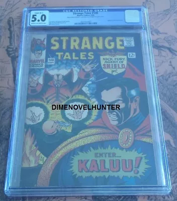 Buy Strange Tales #148 Cgc 5.0 Restored 1st Full Kaluu Orgin Ancient One • 91.35£