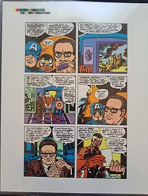 Buy Marvel Comics Captain America #193 Pg 17 By KIrby Color Proof With Kissinger! • 11.38£