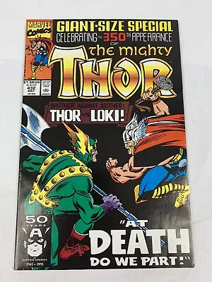 Buy The Mighty Thor #432 -Marvel Comics 1991 Loki, Eric Masterson 1st App., Mephisto • 1.84£