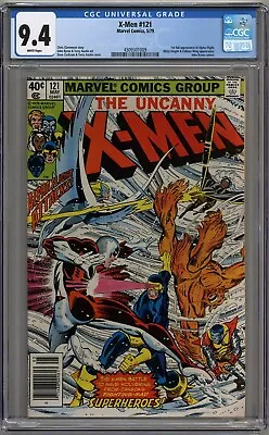 Buy X-men #121 Cgc 9.4 1st Full Appearance Alpha Flight Wht Pges Marvel Comics 1979 • 210.84£