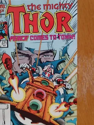 Buy Mighty Thor 371 Marvel 1986, 1st Justice Peace Of TVA, Loki MCU • 9.08£