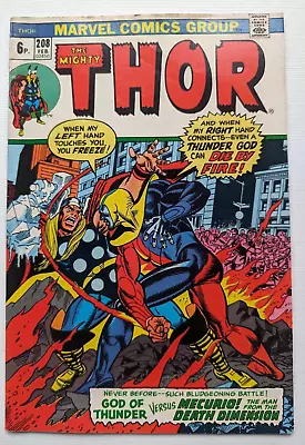 Buy The Mighty Thor #208, 1973, Marvel Comic • 7£