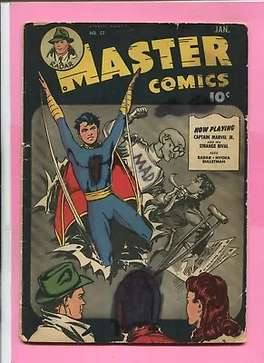 Buy Master Comics # 57 - Captain Marvel Jr. - Bulletman - Nyoka - Fawcett - 1945 • 49.99£