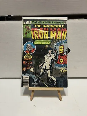 Buy IRON MAN #125 MARVEL COMIC, ANT-MAN, 1st COVER OF RHODEY RHODES Newsstand • 7.92£
