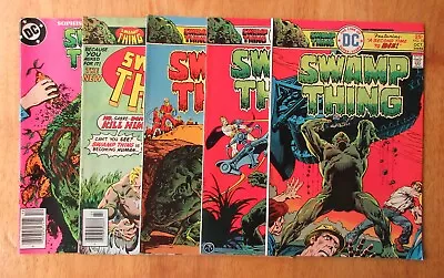 Buy Lot Of *5* 1975-76 SWAMP THING: #19, 21, 22, 23, 43 *Newsstand!* Keys! • 29.54£