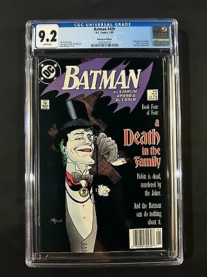 Buy Batman #429 CGC 9.2 (1989) - Newsstand Edition - Superman App • 35.96£
