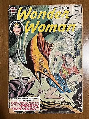 Buy Wonder Woman #107/Silver Age DC Comic Book/1st Full Wonder Girl/GD+ • 115.56£