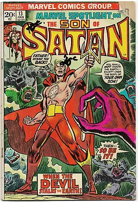 Buy Marvel Spotlight#13 Vg 1974  Son Of Satan  Bronze Age Comics • 17.99£