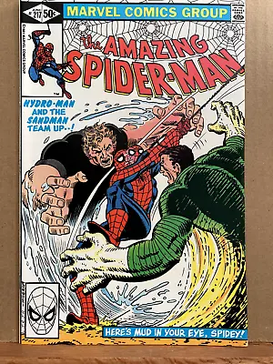 Buy THE AMAZING SPIDER-MAN #217 Marvel 1981 Sandman/Hydro-Man • 12.64£