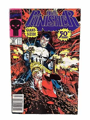 Buy Marvel Comics The Punisher Giant Sized 50th Issue July 1991 Issue #50 VF/NM • 6.99£