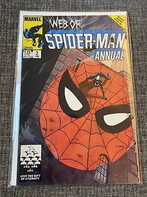 Buy Web Of  SPIDER-MAN Annual #2 Comic Marvel Comics • 7£