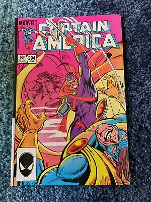 Buy Captain America 294 Marvel Comics Bronze Age 1984 • 2.50£