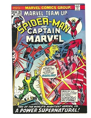 Buy Marvel Team-Up #16 1973 VF+ Beauty!  Spider-Man And Captain Marvel Combine Ship • 12£
